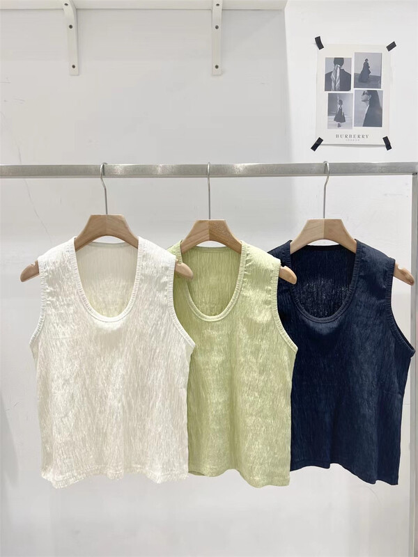 [td] simple and versatile round neck vest / suspender (vest sold separately) t003967# XJ