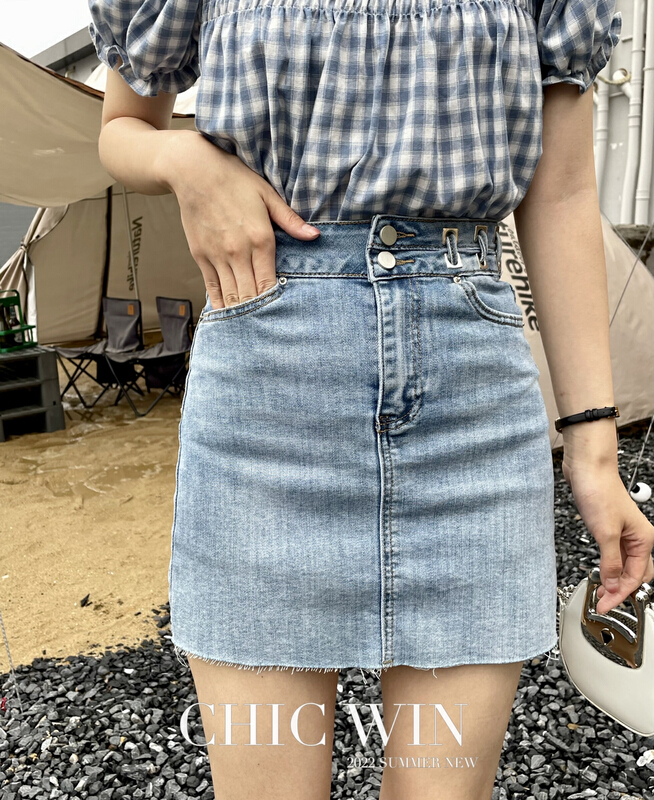 [chic win] Korean fashion denim skirt 9708# CSX
