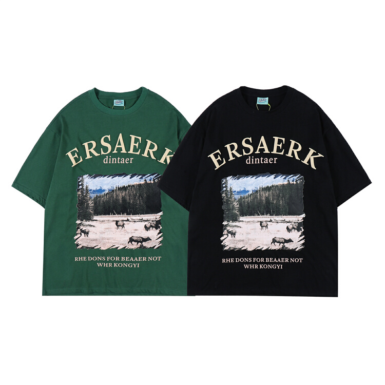 [BNL] casual print short sleeve T-shirt 458# ZZL