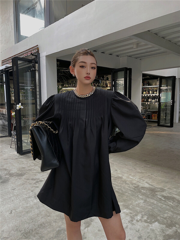 New in early summer! [open] loose and versatile dress 8759# ozq