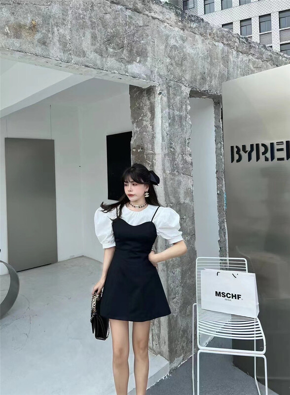 New in early summer! [FC] simple and slim temperament suspender suit dress (excluding top) 1080# PCZ