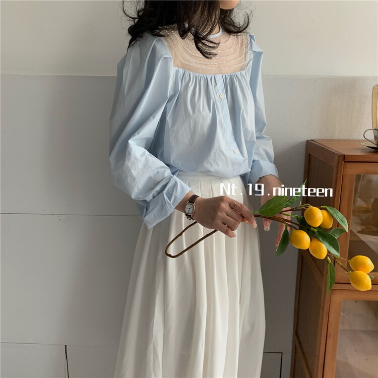[19. Nineteen] round neck fashion Korean shirt 312# ll