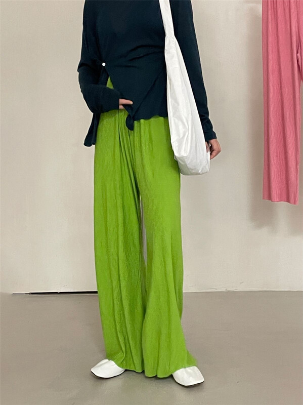 [clean space] high waist, slim and versatile casual pants 27773# CLS