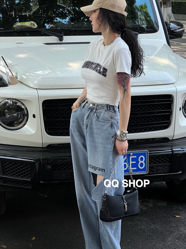 【QQ SHOP】時尚百搭氣質修身短袖T恤  88028#  OZQ