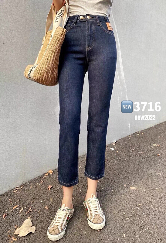 [JFT] Korean slit straight jeans 3716# CLS