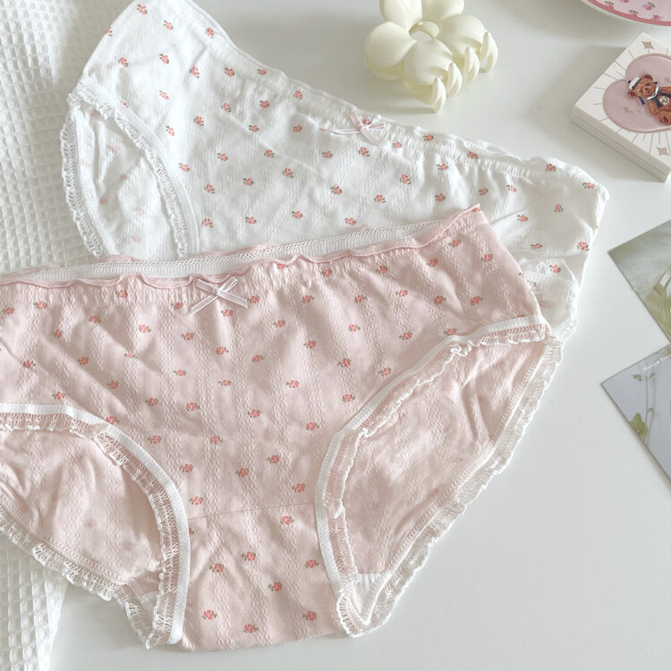 [inside] Japanese sweet little fresh and breathable girl underwear 62a# zxl