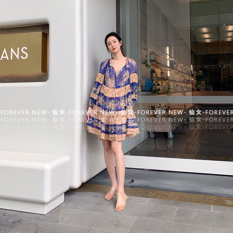 New in early summer! [iris] fashion temperament loose dress 1-39# JJ