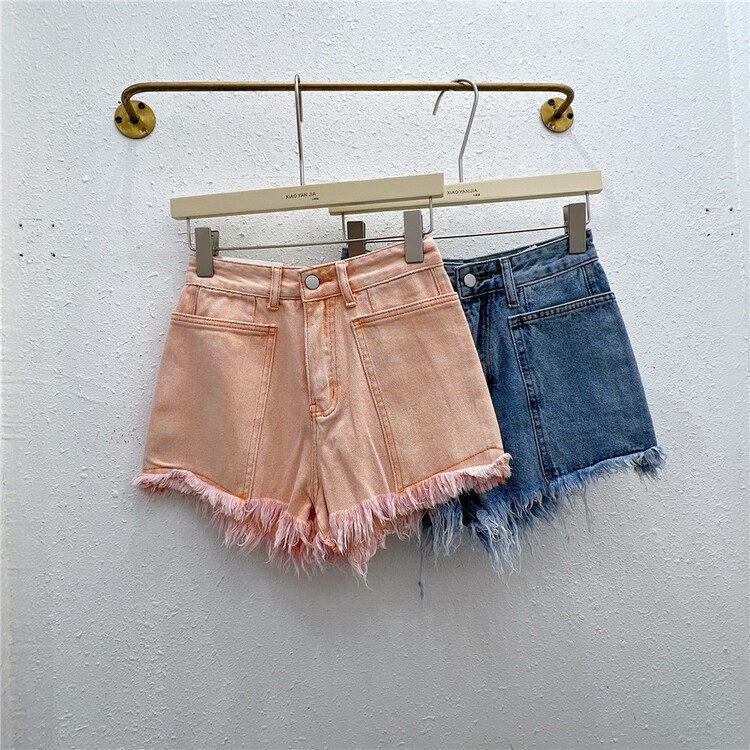 [Xiaoyan family] woolen fashion niche denim shorts ys1-9205# XYJ