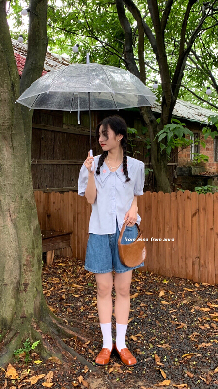 [from Anna] Korean embroidery fashion blouse 2141# LSW