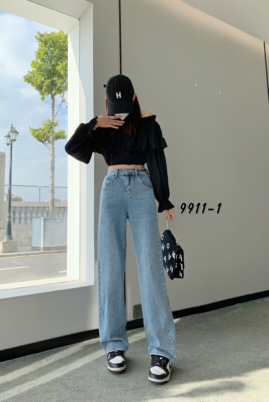 New year in early spring! [Mina] fashionable, personalized and versatile Korean jeans 9911# LSW