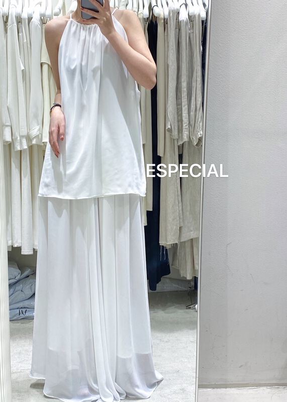 goods in stock! New in early summer! [especial] simple and versatile suspender Vest + comfortable loose skirt suit 22072# XYJ