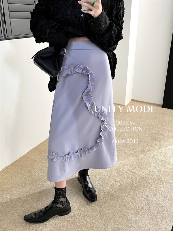 New year in early spring! [unit] lace retro western style slim skirt 6330# cqw