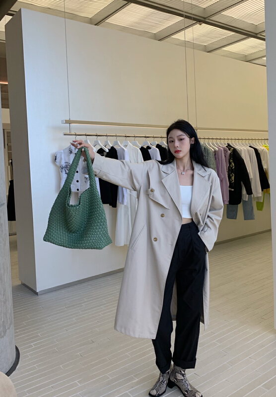 goods in stock! New year in early spring! [u say] fashion loose temperament coat (without belt) ys1-65068# LSL