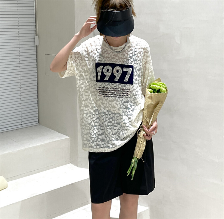 【XXXX ECT.】1997潮流時尚百搭寬鬆短袖T恤  7x037#  CLS
