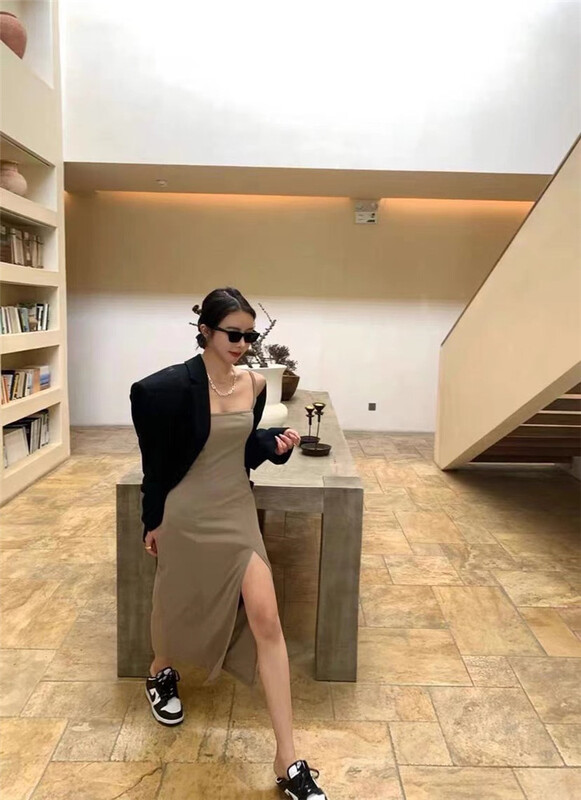 [Hb] temperament fashion slim suspender dress 8108# QJY