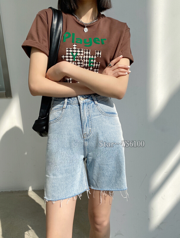 New year in early spring! [star] featured fashion casual jeans ws6100# CLS