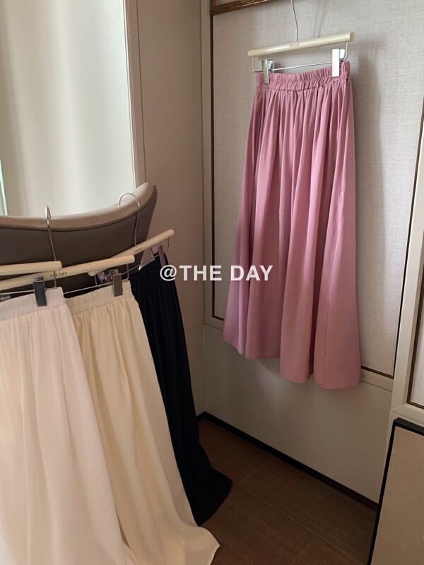 New year in early spring! [the day] ladies fashion loose chiffon skirt 8730# ll