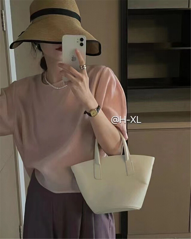[h-xl] simple and versatile solid shirt 3530# XYY