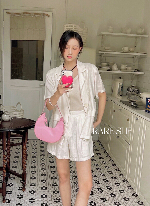 New in early summer! [rare she] Korean high waist comfortable casual shorts 5197# LSW