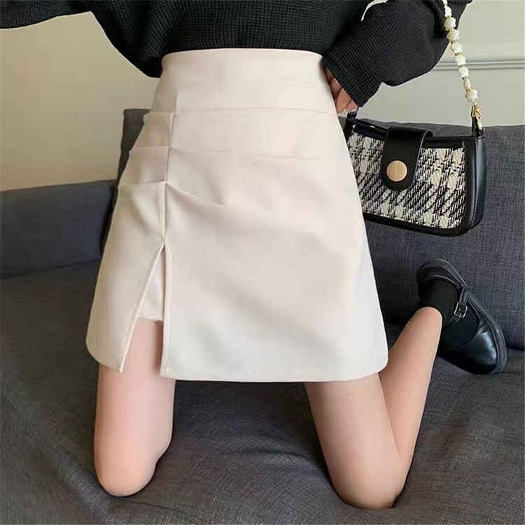 New year in early spring! [Pauline] pleated lady style skirt ys1-207# L