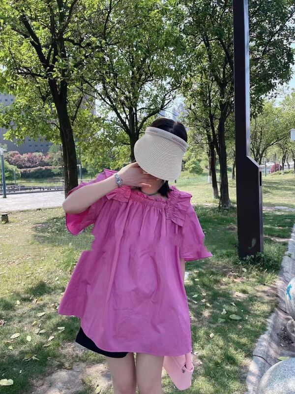 Original price 55.67! [I-D] Korean versatile loose shirt 8122# L