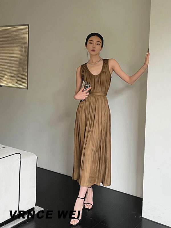 New year in early spring! [Vince] pleated slim fashion skirt 5111# XYJ