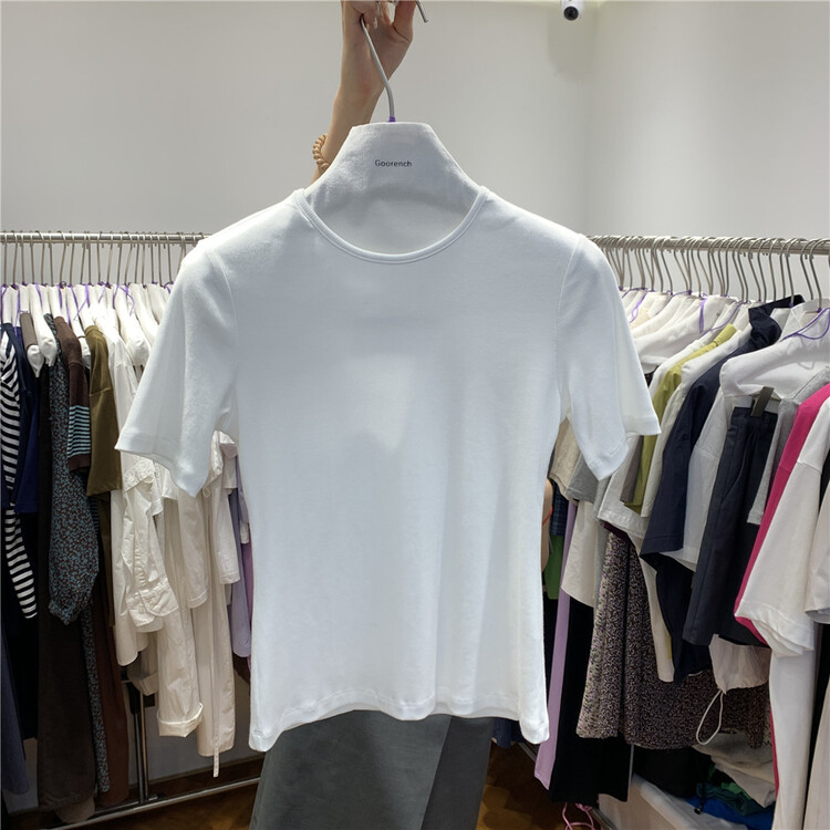 New in early summer! [cool woman] Korean style clean version simple fashion shirt wt-050# ZZL