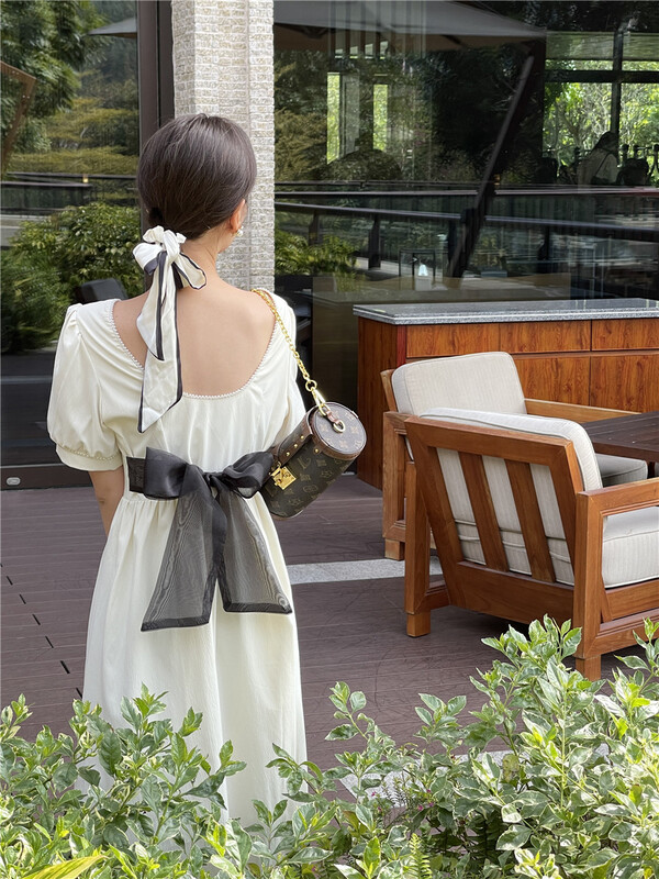 New in early summer! [um micron] elegant waist back dress 66232# hjy