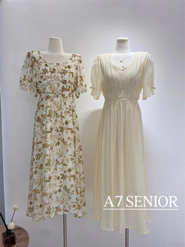 goods in stock! New in early summer! [fantasy title] minority temperament ink painting dress t22x012# XJ