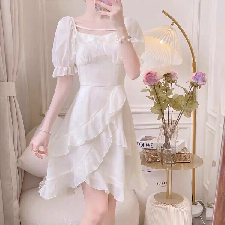 [Huaxi] irregular French dress 9062# PCZ