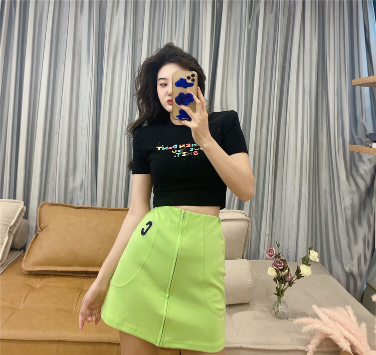 New in early summer! [sister] slim sports fashion short sleeve T-shirt ys1-029# ozq