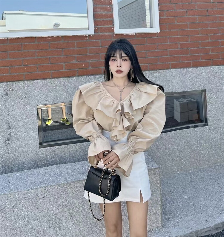 goods in stock! New in early summer! [MCC] gentle style ruffled blouse 2599# JJ