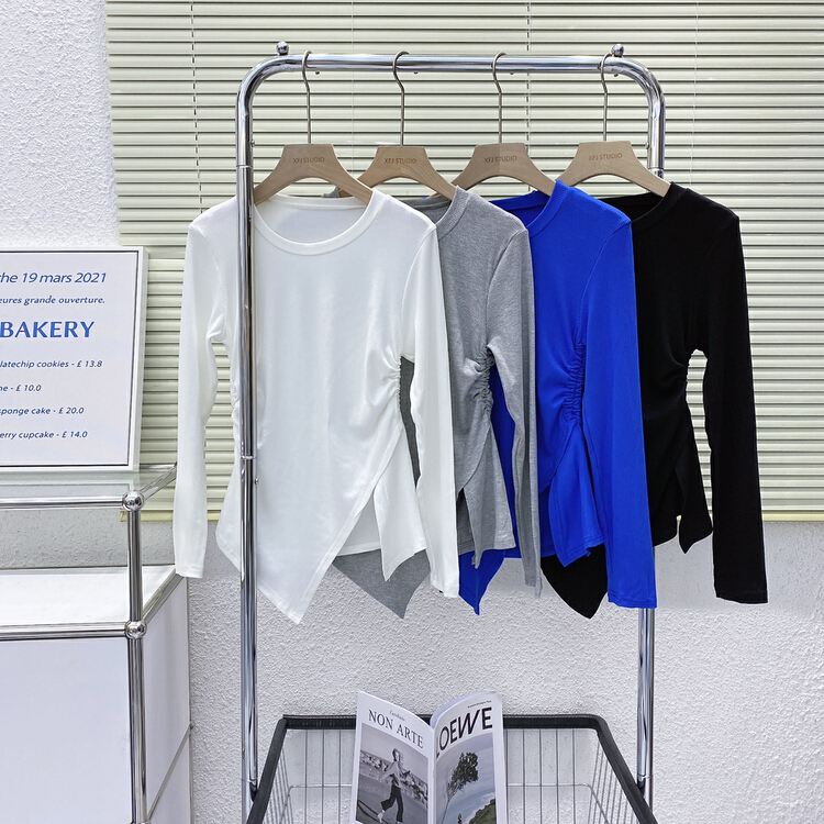 New year in early spring! [Xiaofan's family] drawstring irregular hem sweater 8199# LSW