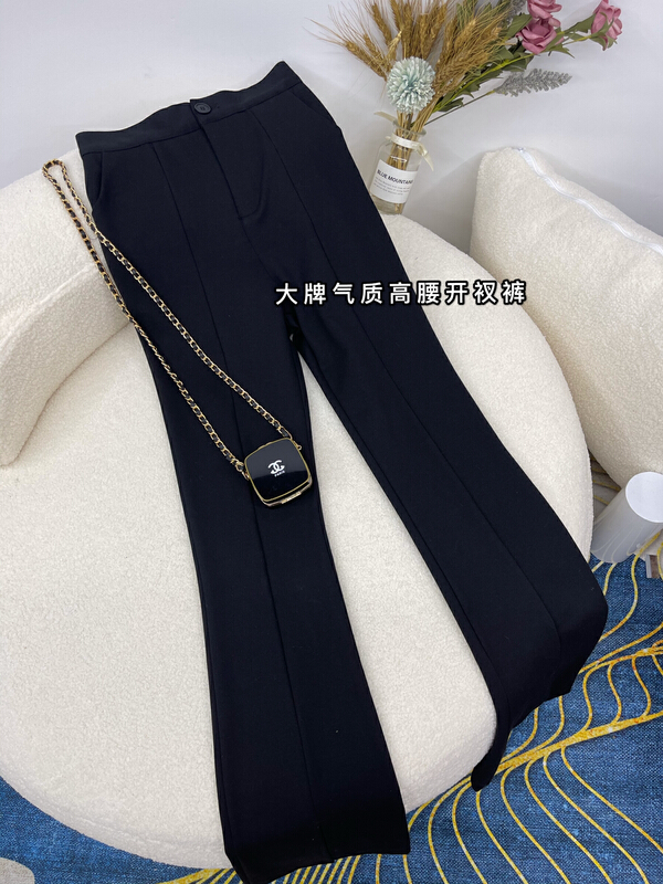 New year in early spring! [O.S] high waist style slit trousers (excluding matching) 7110# ozq