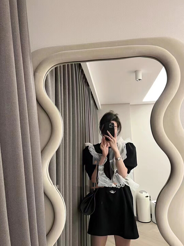 [lidada] heavy industry Yihe splicing dress 2913# HBx