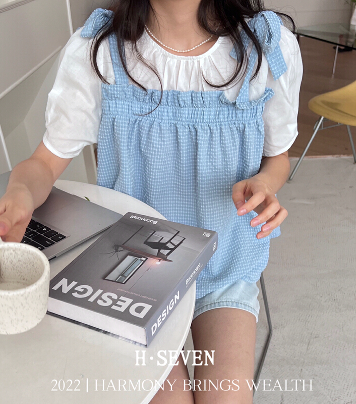 New in early summer! [Heqi] Korean version of Qingxin fake two small shirts 8016# ZSY