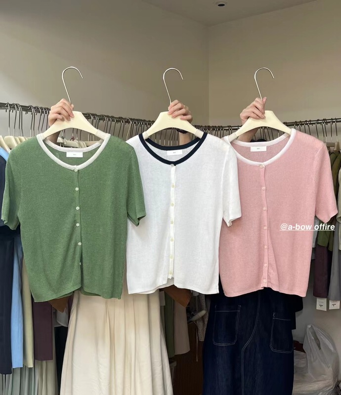 [a-bow studio] Korean simple and versatile shirt 038# zjy