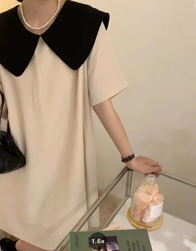 【 love 】 temperament aging back bow dress s1509# HBx