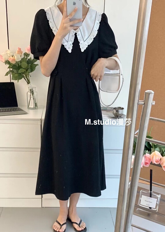 [MSTUDIO MANSA] lady's waist closing temperament dress 768# ll