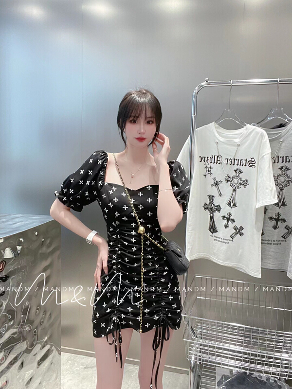 [M & M] Korean lady design dress (distribution rope) 16409# PCZ