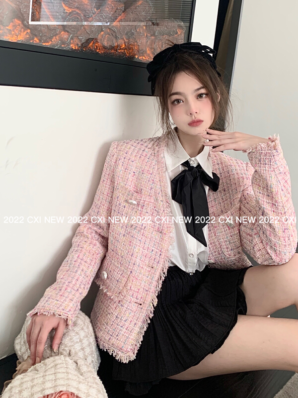 New year in early spring! [CXI] French style celebrity high sense short coat a9005# jhy