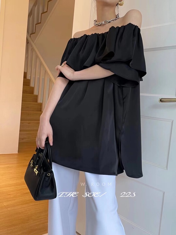 New in early summer! [w.room] one shoulder sexy slim fitting shirt 5228# zxl