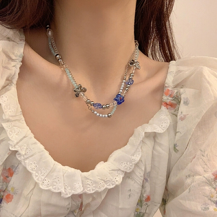 [inside] fashion niche design versatile short necklace x1859# zxl