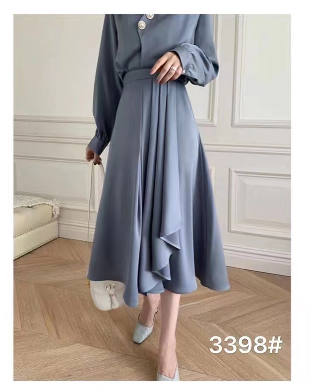 [6688] Korean irregular design A-line skirt 3398# WPL