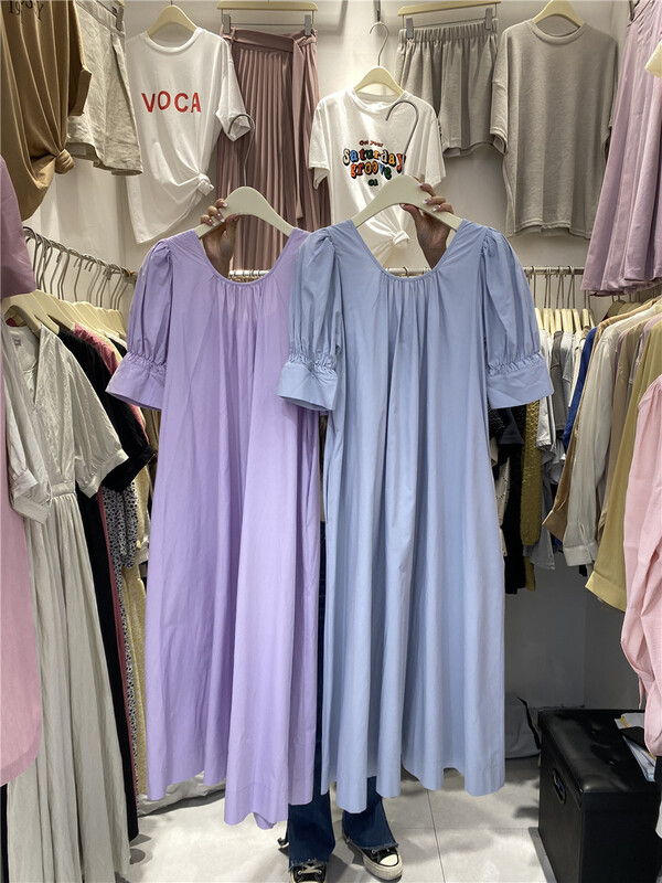 [table] Korean style simple loose dress 8842# CSX