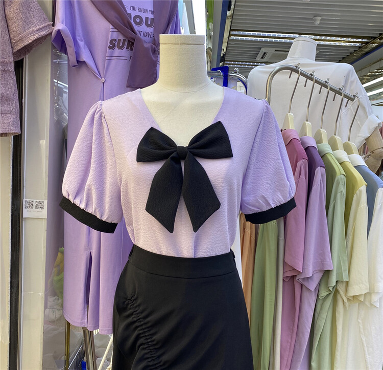 New in early summer! [OCT] Korean version of a little woman wearing a small shirt 1531# hjy