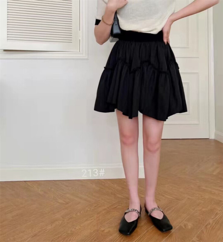 [Shangpin Wanqian] sweet little woman solid color skirt ys3-213# hjy