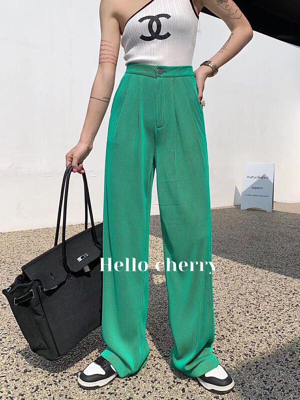 [meet chelizi] crimp versatile comfortable Korean casual pants ff090# WTT