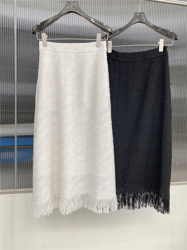 [AA studio] Korean skirt ys2-3212\jhy with fringed hem