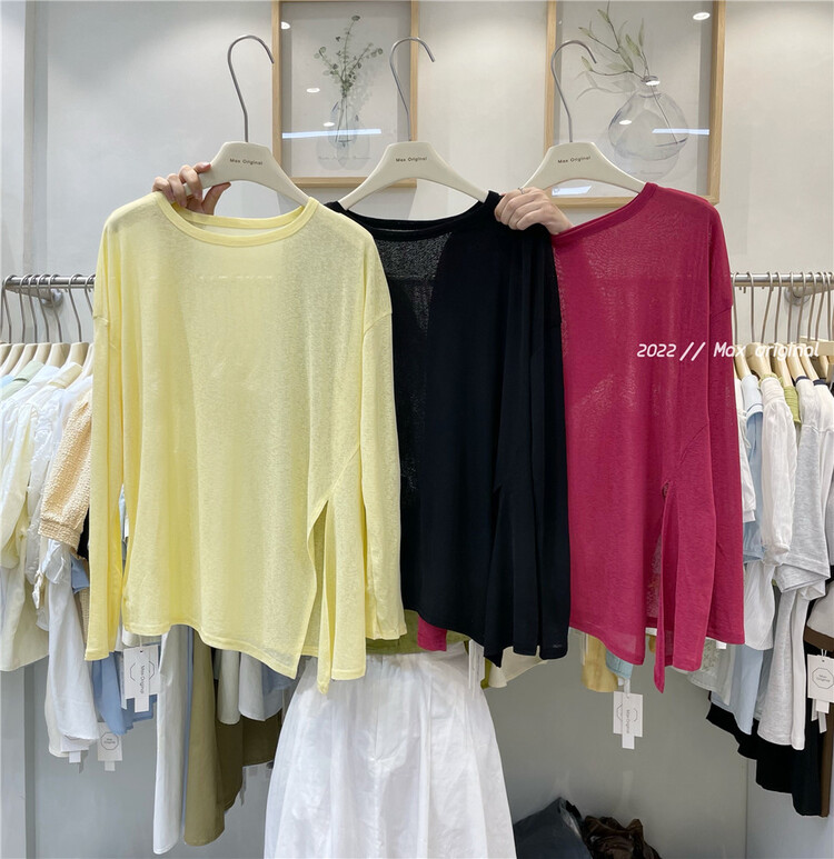 New in early summer! [Max original] Korean thin net color versatile sunscreen shirt 98102# HBx